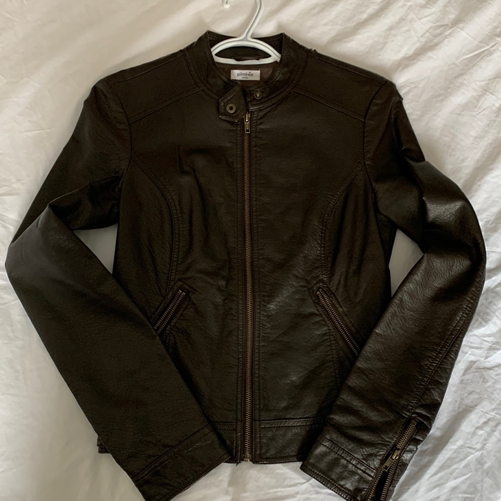 Leather jacket